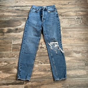 pacsun ultra high rise slim mom jeans